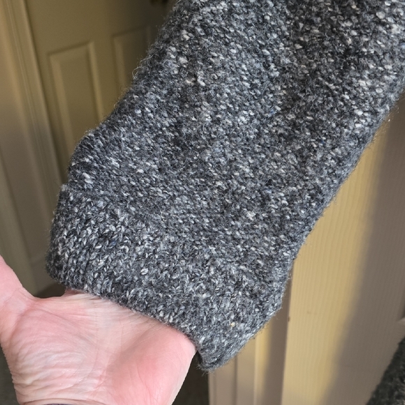 Ruby Rd. Dark Gray Textured Open Front Cardigan - Picture 3 of 5